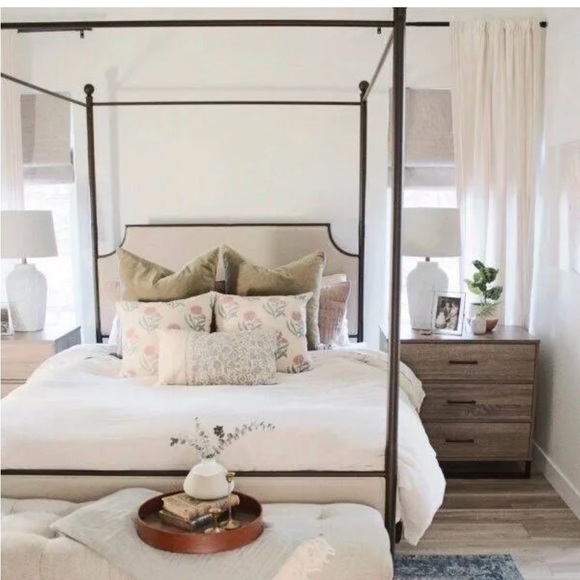 Pottery Barn Faye drapes 50x84 set 2 - Picture 2 of 6